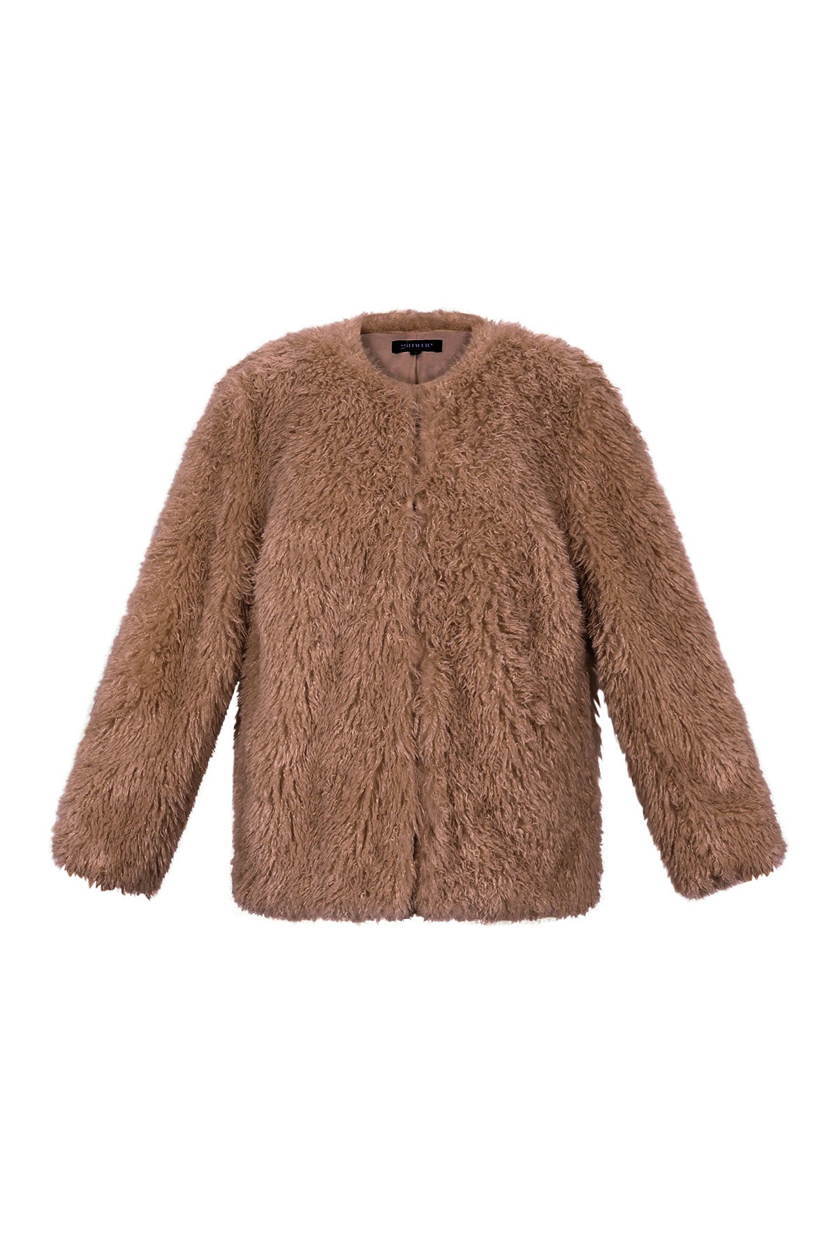 Eva Plüschjacke in Braun – Produktansicht (3)