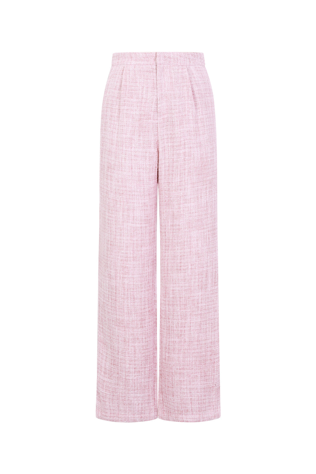 Marit Hose – Tweed-Optik in Rosa – Produktansicht