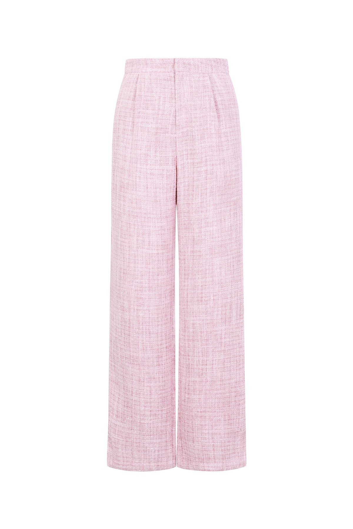 Marit Hose – Tweed-Optik in Rosa – Produktansicht