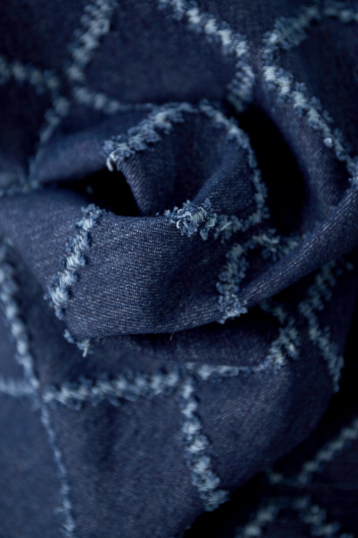 Gwen Hose – Karo in Blau – getragen (5)