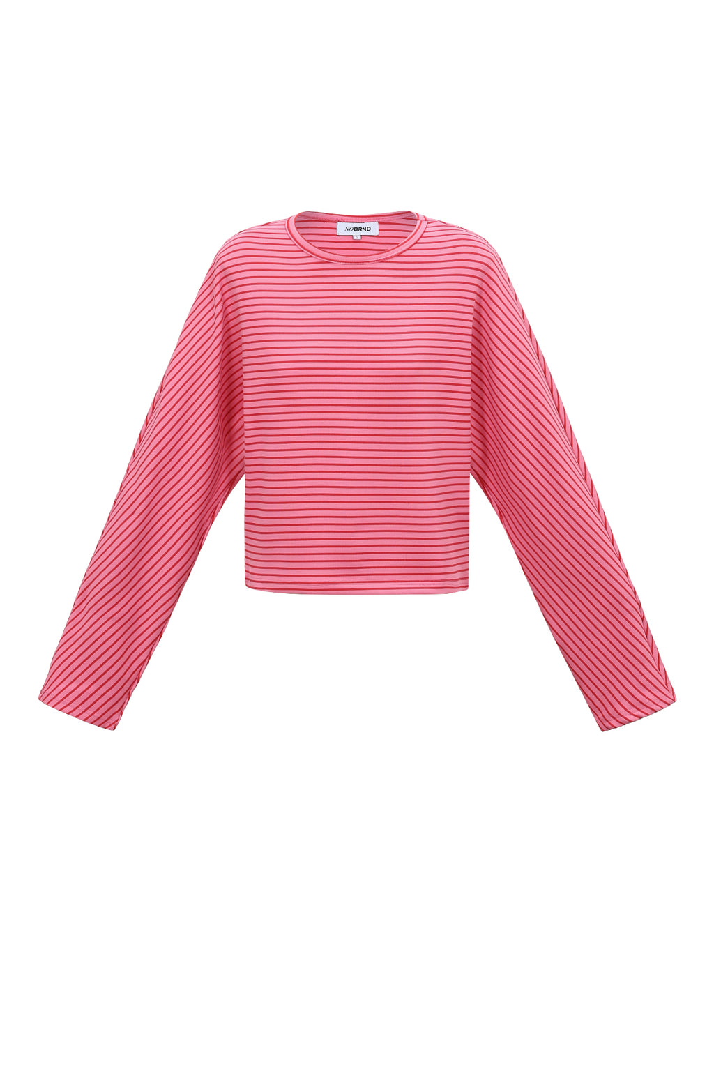 Bea Streifenshirt in Rosa – Produktansicht (5)