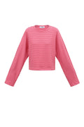 Bea Streifenshirt in Rosa – Produktansicht (5)