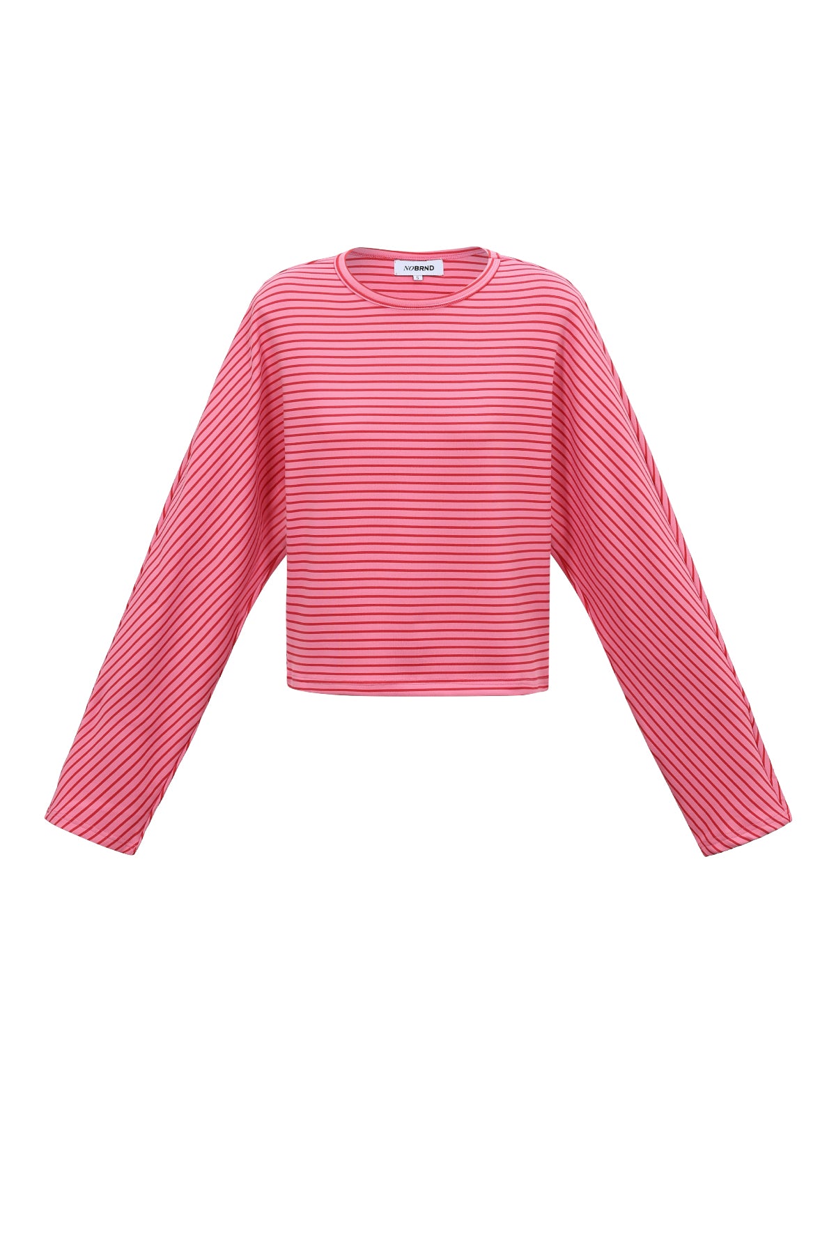 Bea Streifenshirt in Rosa – Produktansicht (5)