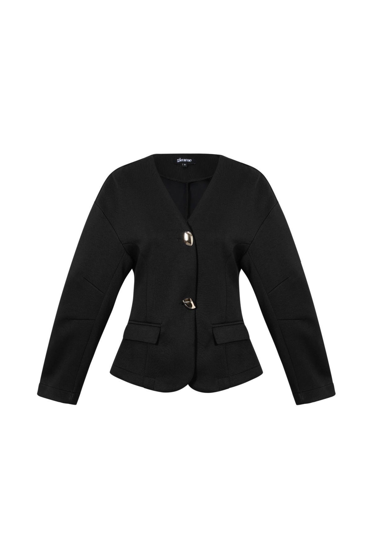 Paulina Blazer – Tailliert in Schwarz – Produktansicht (3)
