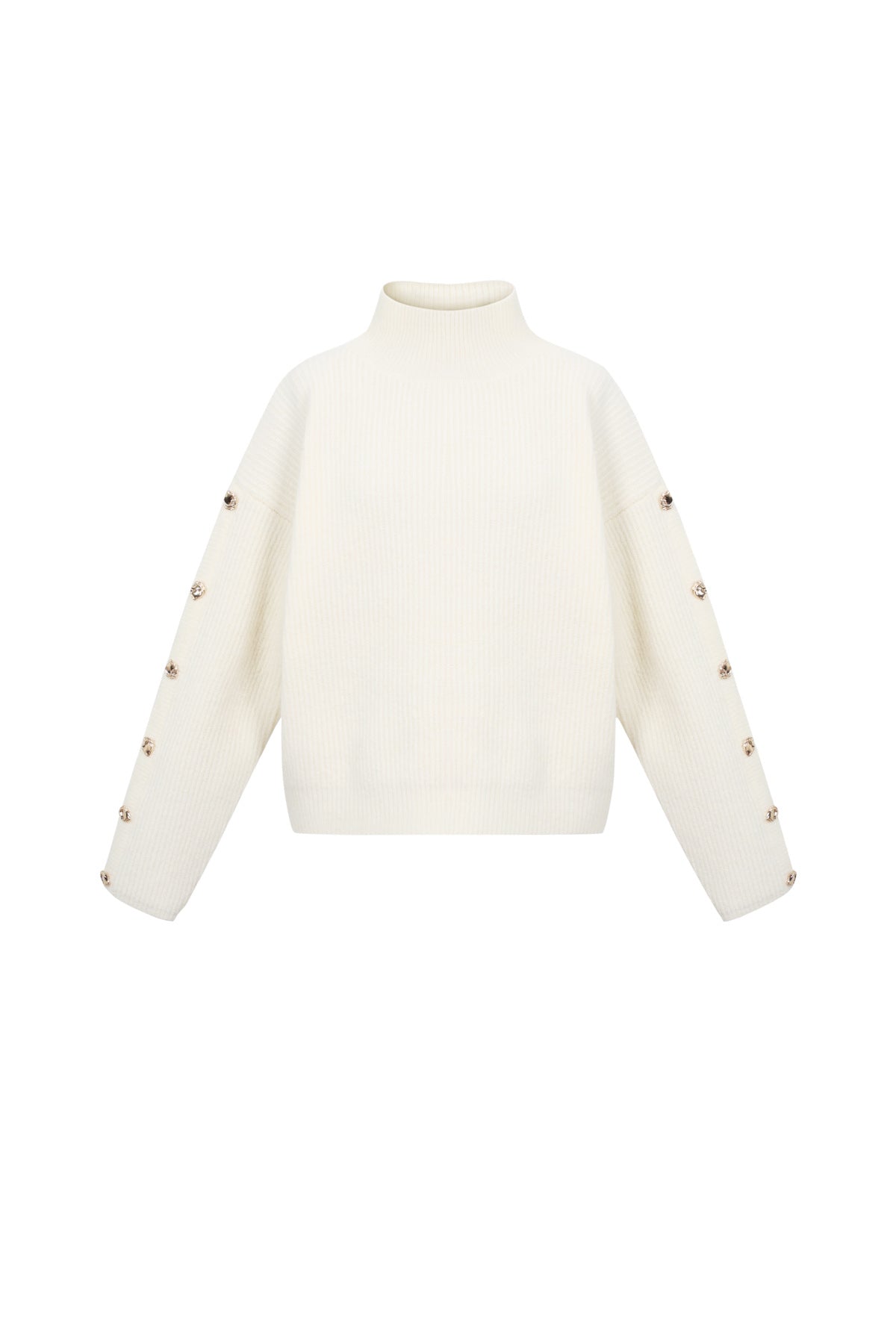 Olivia Rollkragenpullover in Creme – Produktansicht (3)