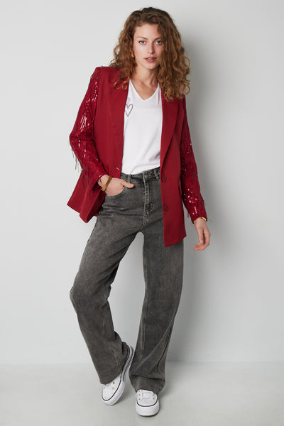 Daria Blazer – Paillettenärmel