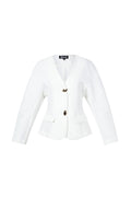 Paulina Blazer – Tailliert in Creme – Produktansicht (2)