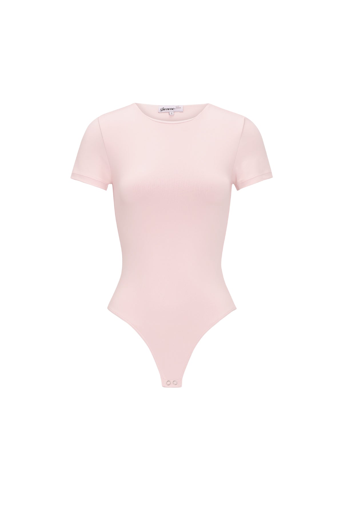 Maren T-Shirt-Body – Rundhals in Hellrosa – Produktansicht