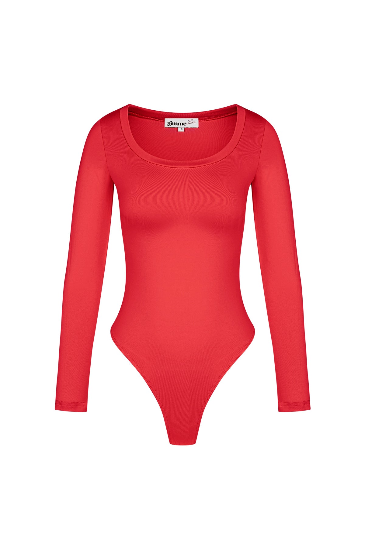 Lisa Langarm-Body in Rot – Produktansicht (2)