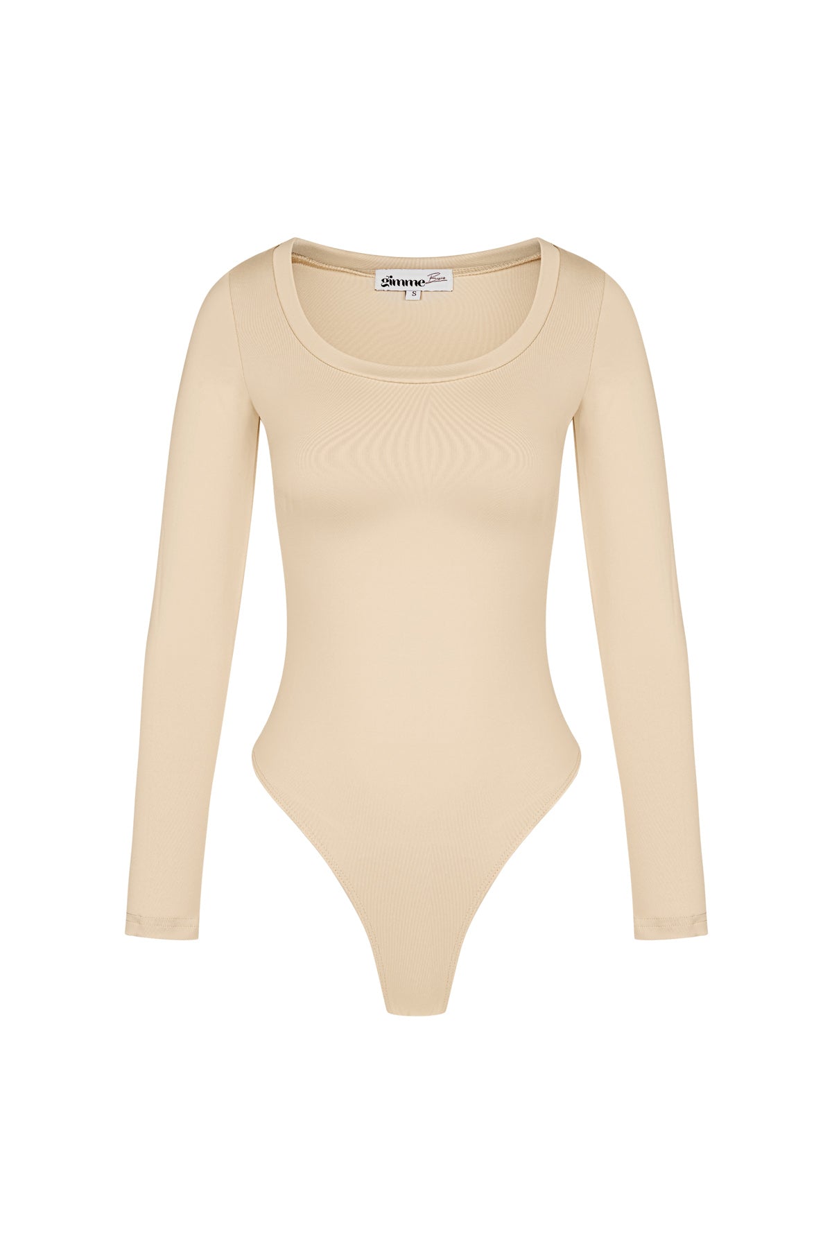Lisa Langarm-Body in Beige – Produktansicht (5)