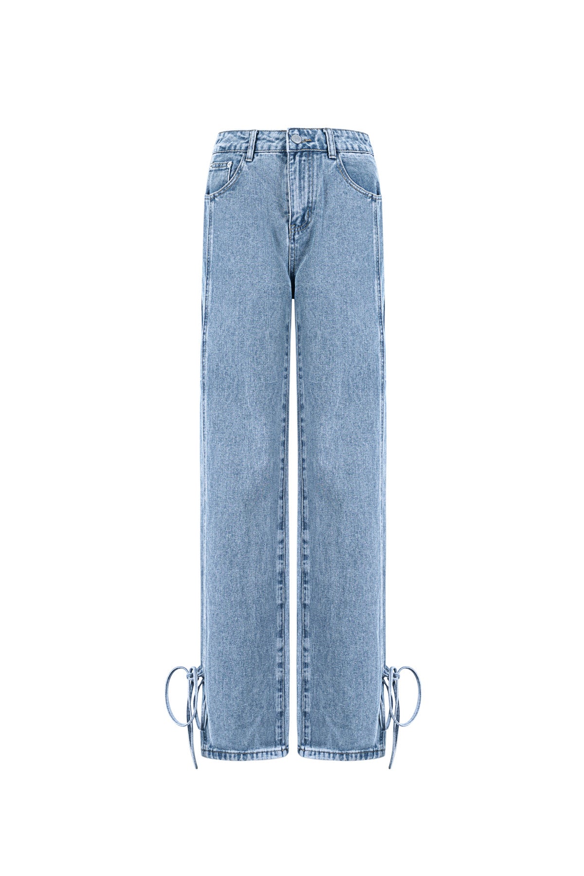 Sanna Jeans – Bindeband in Blau – Produktansicht