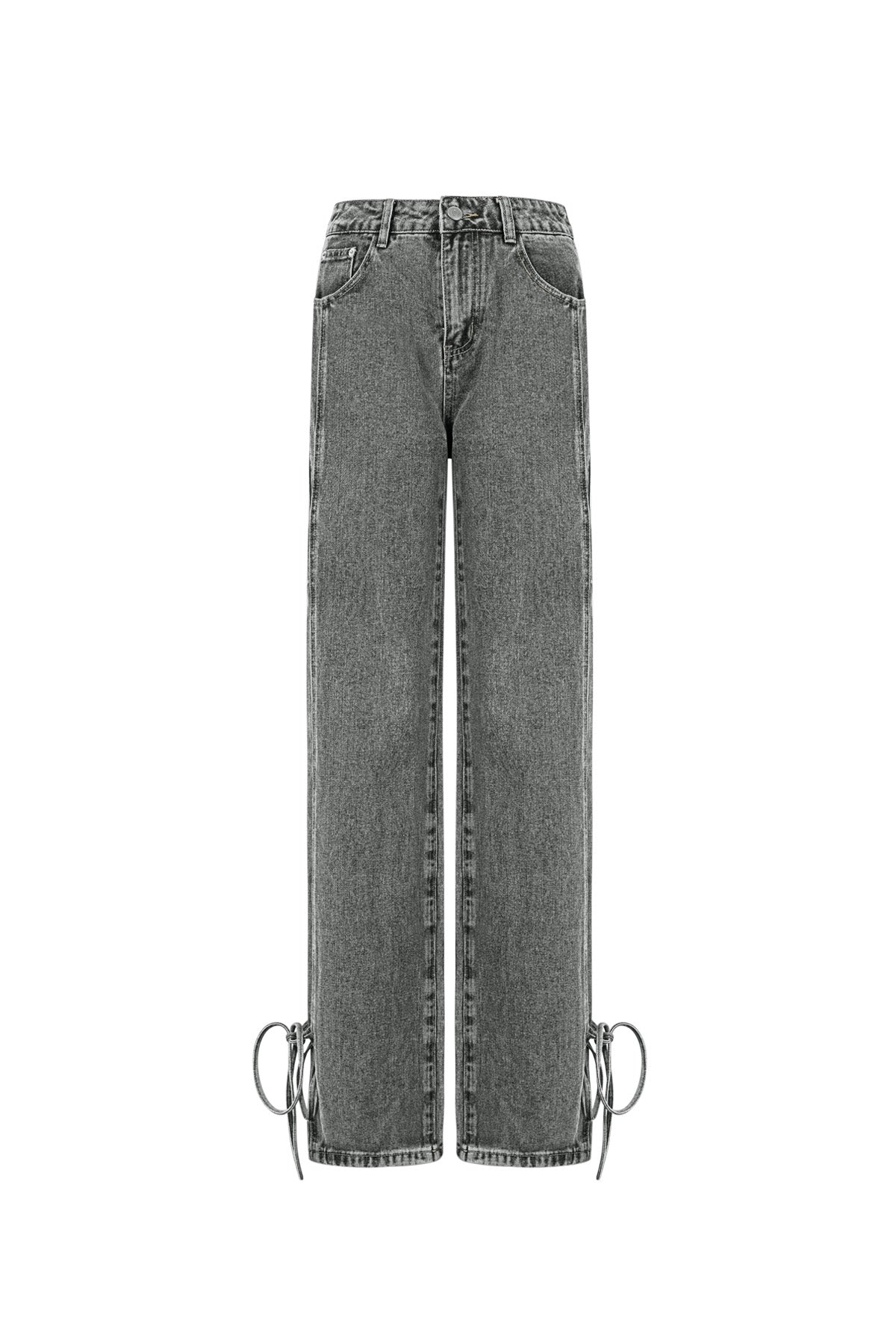 Sanna Jeans – Bindeband in Grau – Produktansicht (4)