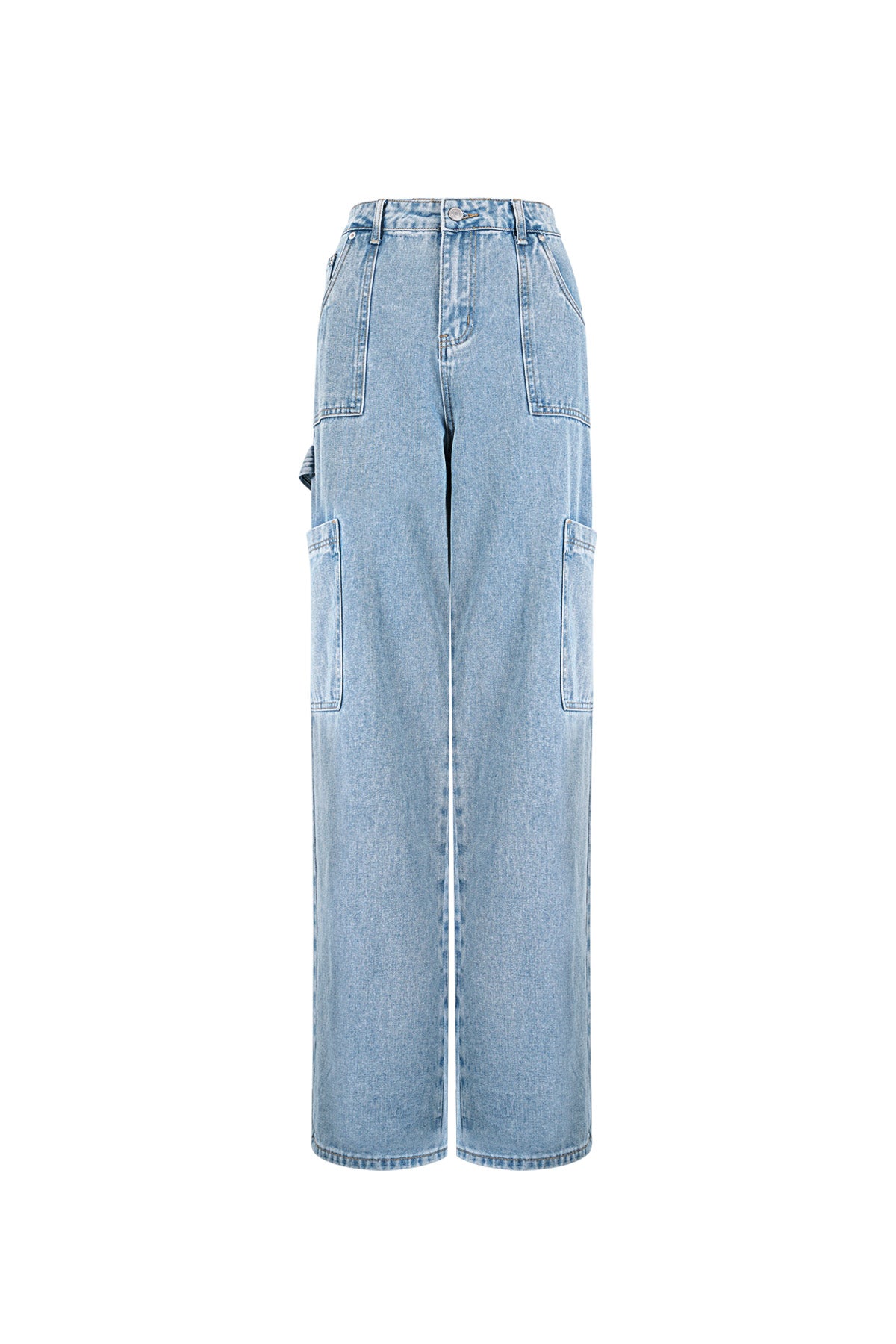 Una Straight-Jeans in Hellblau – Produktansicht (3)