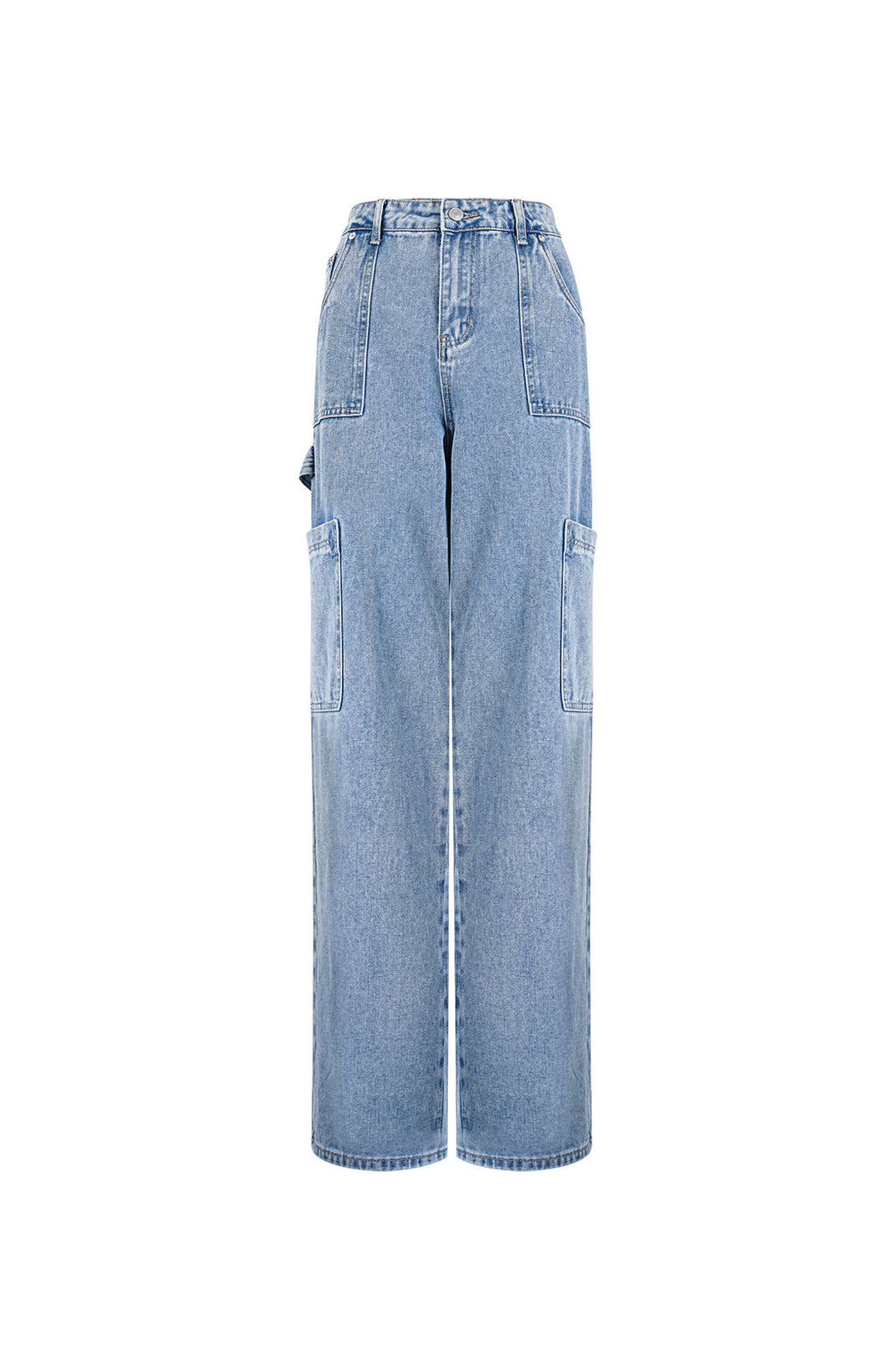 Una Straight-Jeans in Blau – Produktansicht