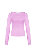 Noa Crop-Top – Eckiger Ausschnitt in Flieder – Produktansicht (6)