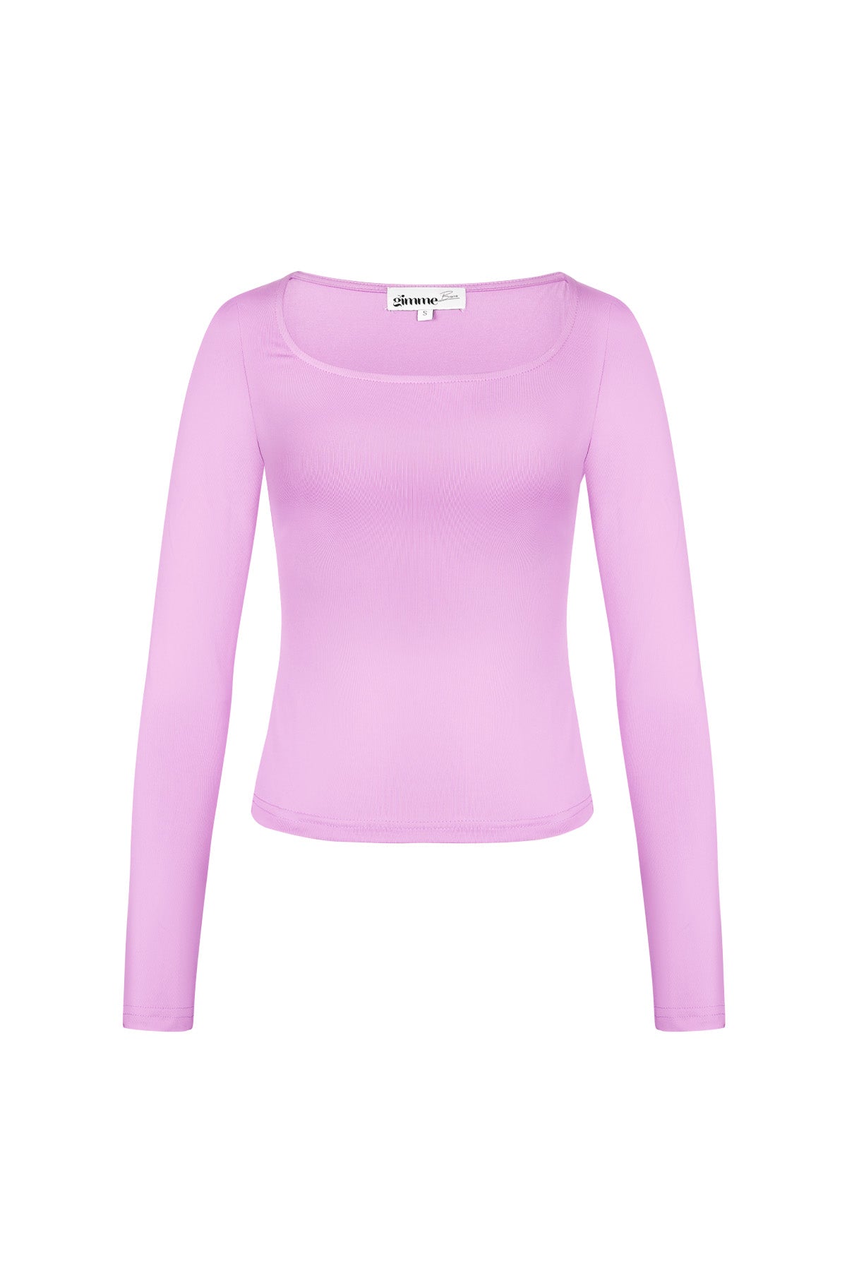 Noa Crop-Top – Eckiger Ausschnitt in Flieder – Produktansicht (6)