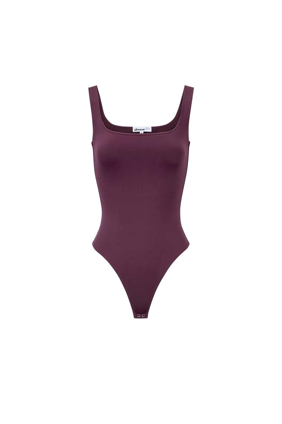 Aylin Body – Eckiger Ausschnitt in Dunkelviolett – Produktansicht (7)