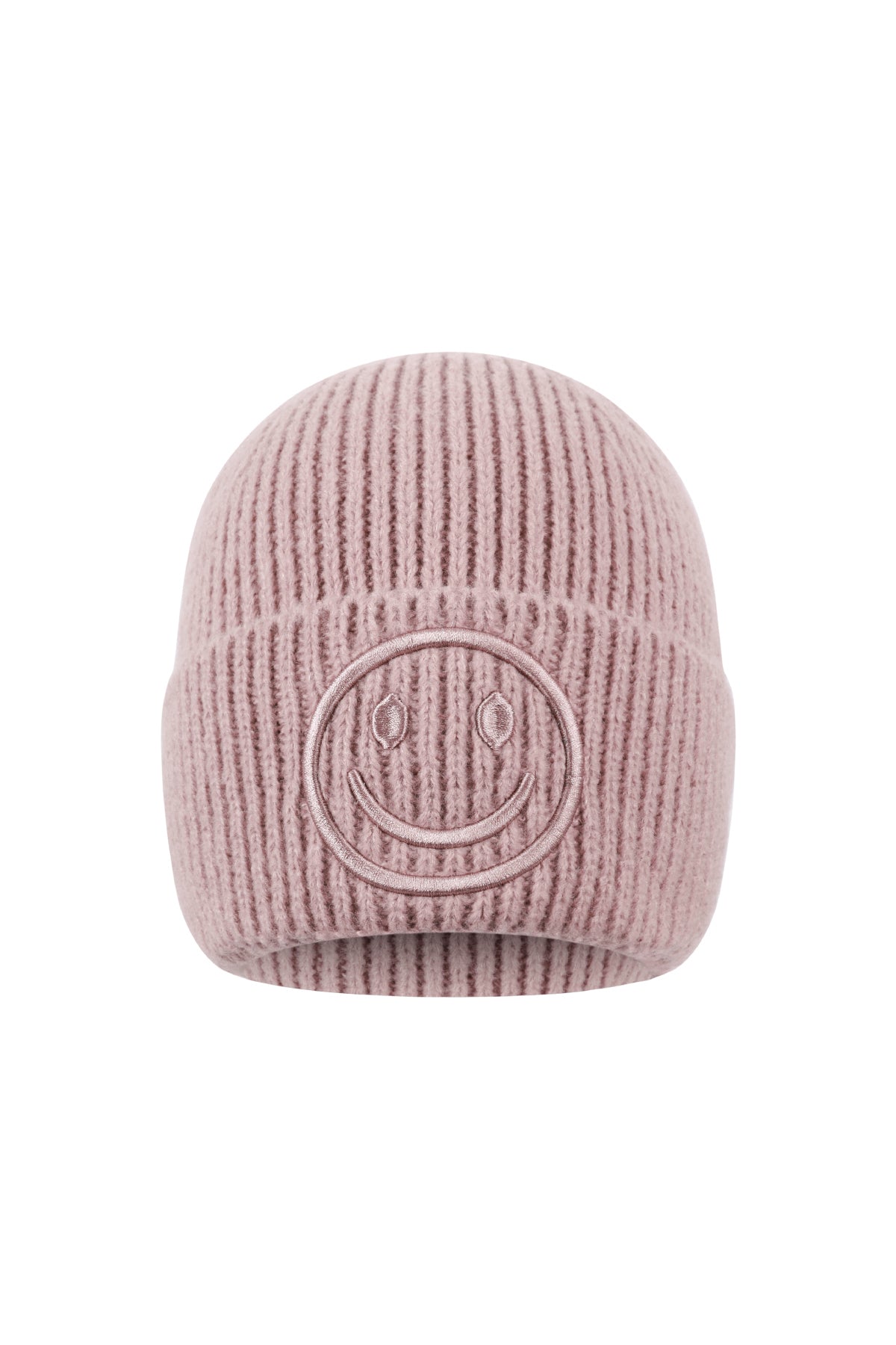 Femke Mütze – Smiley in Rosa-Blau – Produktansicht (15)