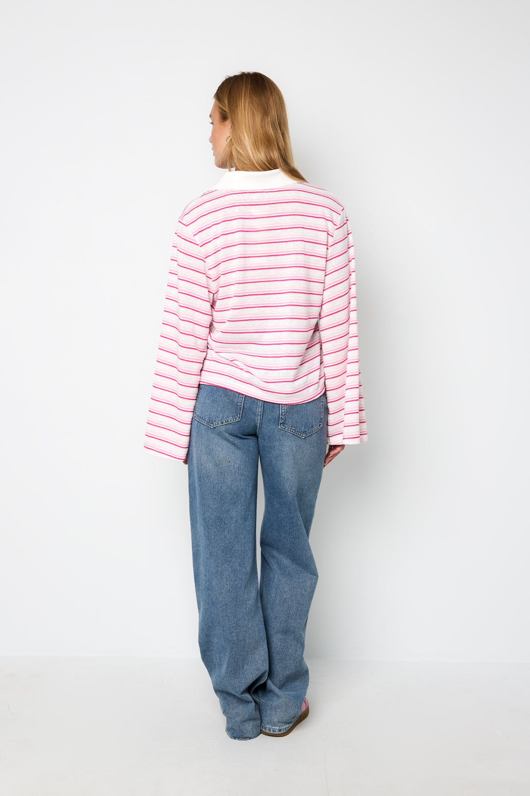 Agnes Polo-Set – Streifen – getragen (4)