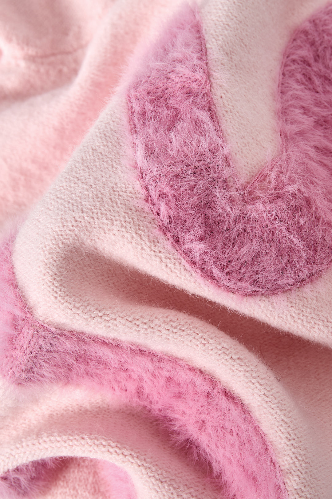 Gesa Strickpullover – Muster in Rosa – getragen (6)