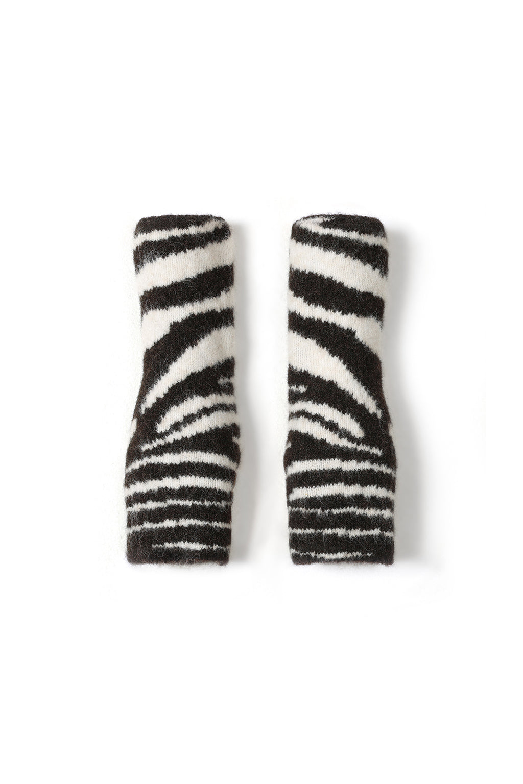 Juli Armstulpen – Zebra in Schwarz – Produktansicht