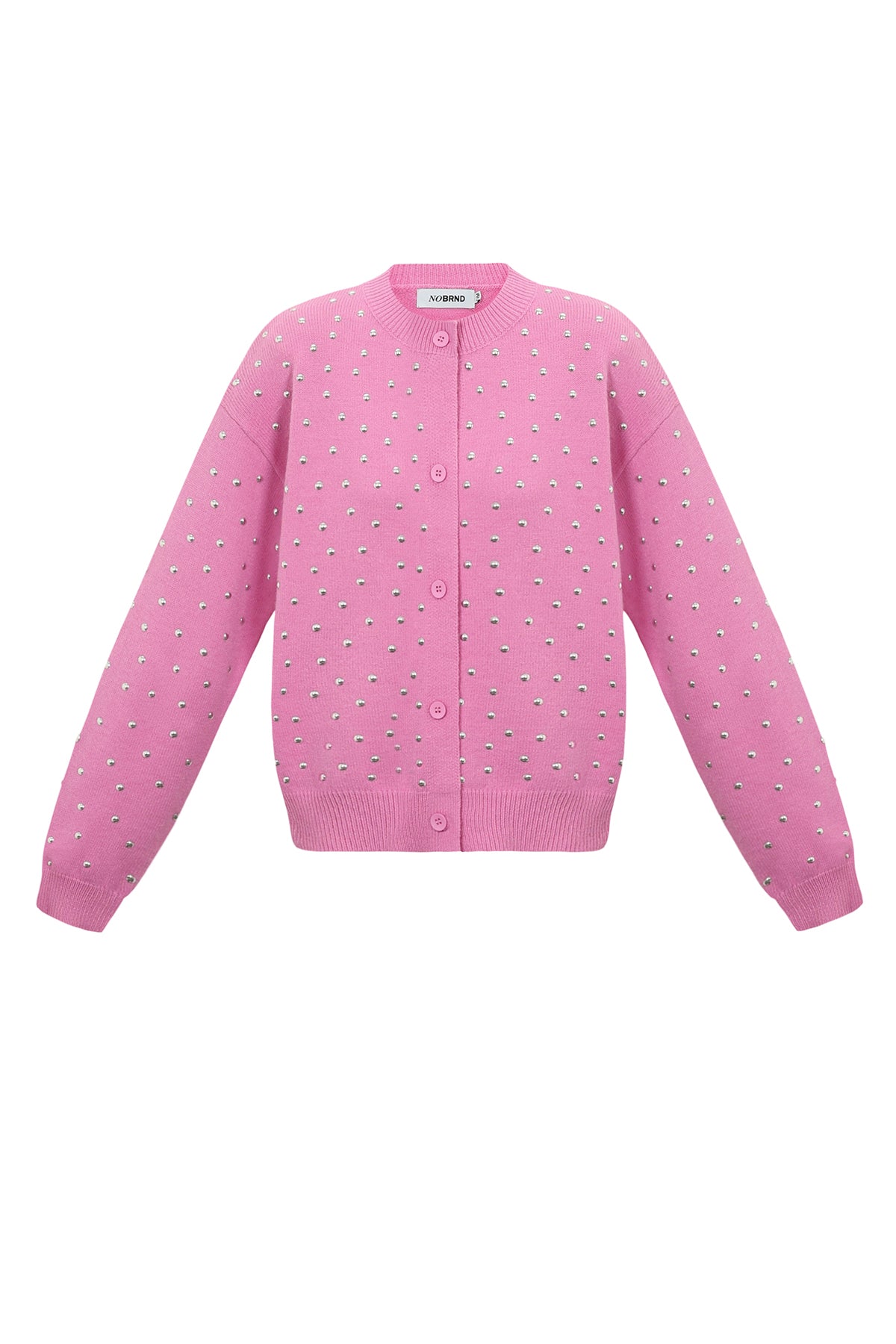 Mila Pullover – Nieten in Rosa – Produktansicht (2)