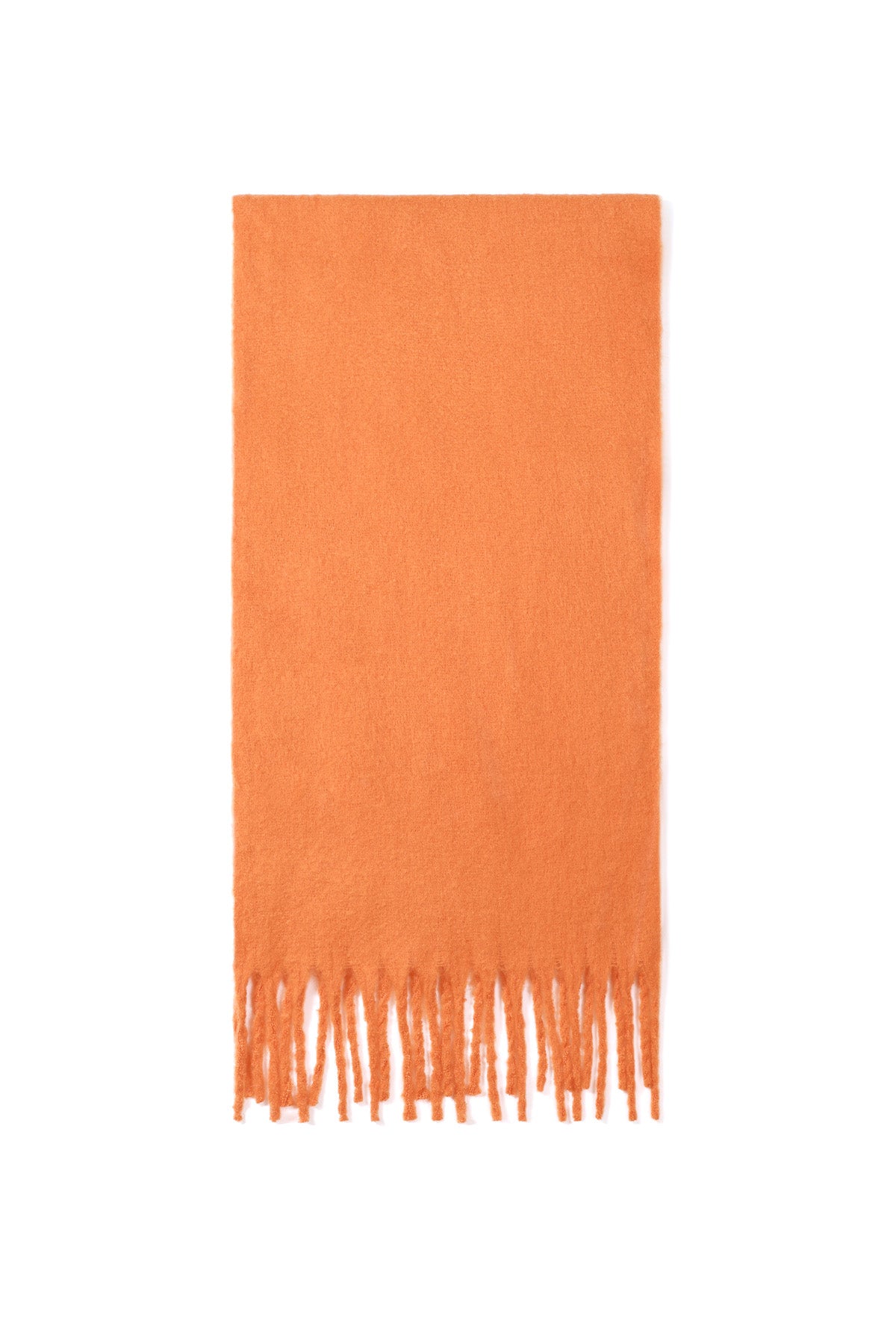 Lene Fransenschal in Orange – Produktansicht (14)