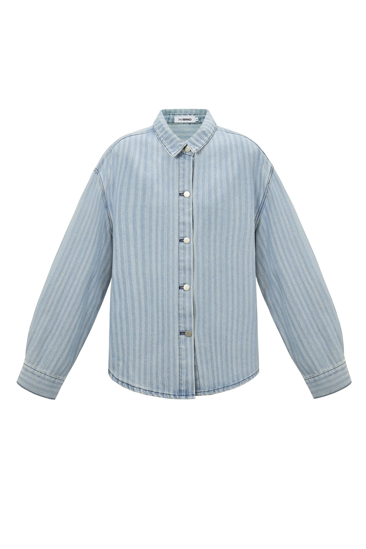 Selma Jeansbluse – Streifen – Produktansicht