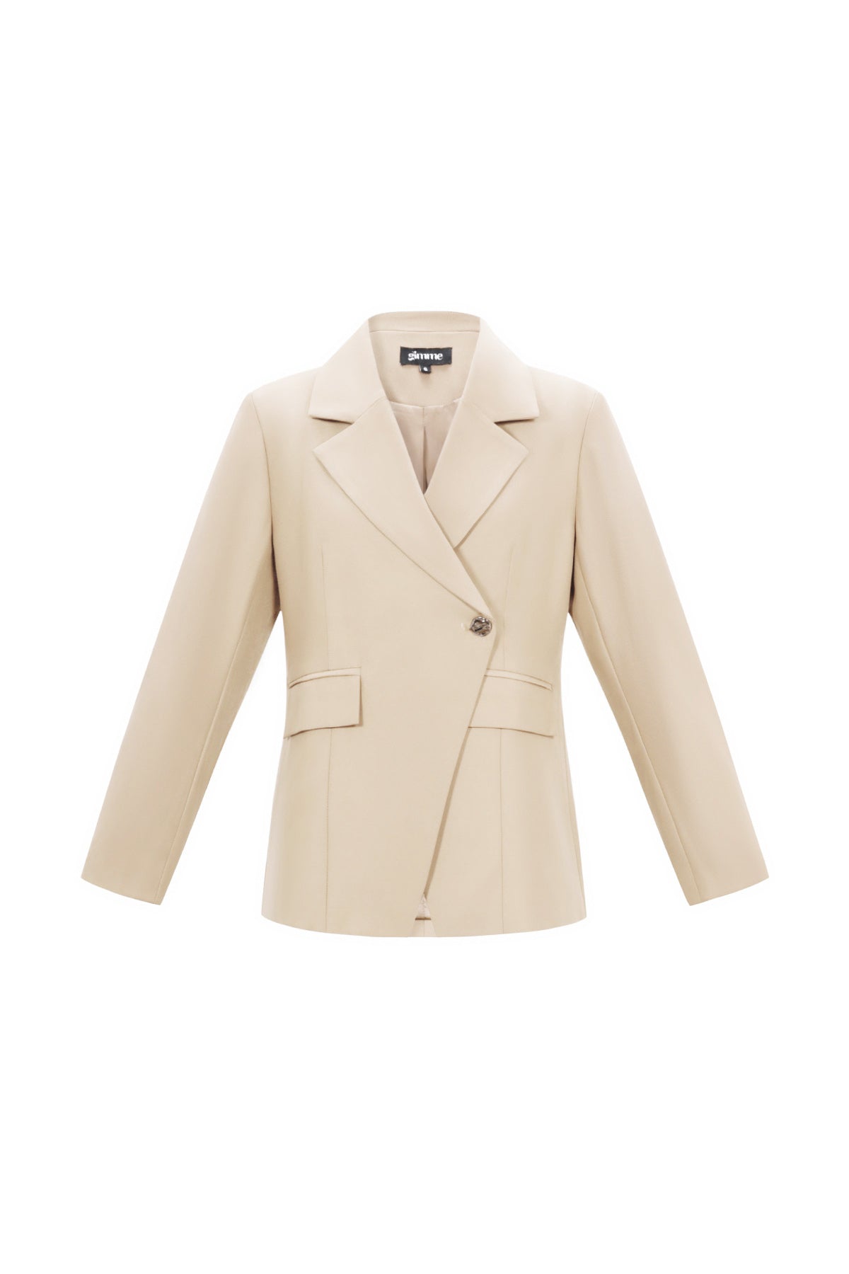 Leni Blazer – Klassisch in Beige – Produktansicht (2)