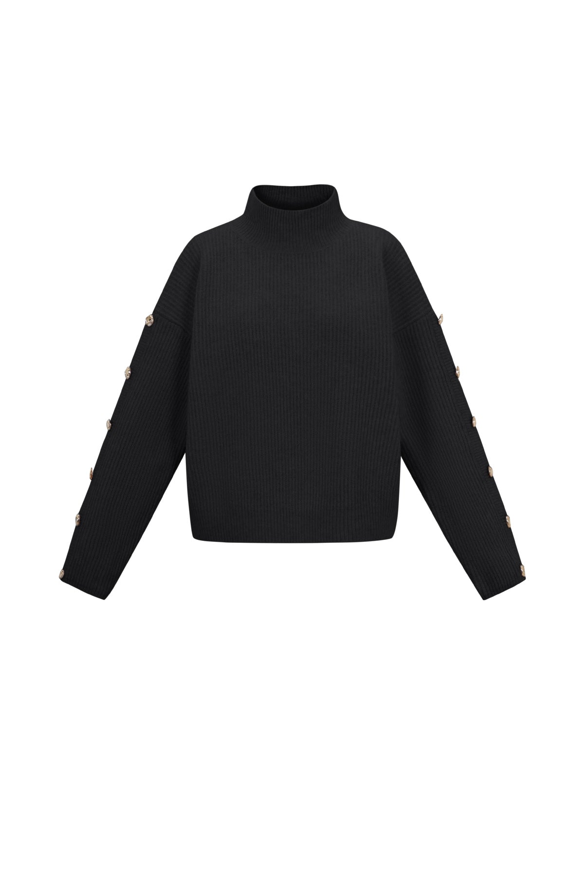 Olivia Rollkragenpullover in Schwarz – Produktansicht (4)