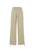 Kaja Jeans – Schnürung in Beige – Produktansicht (3)