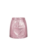 Celine Metallic-Minirock in Rosa – Produktansicht