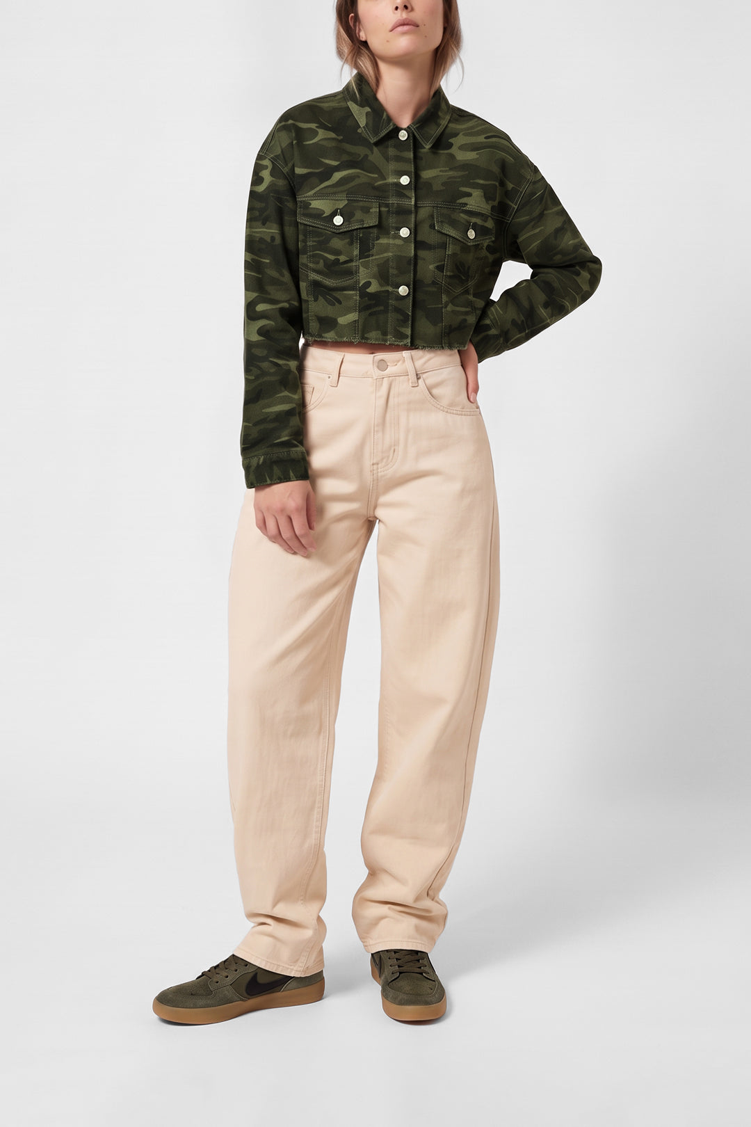 Tilda Camouflage-Jacke – getragen