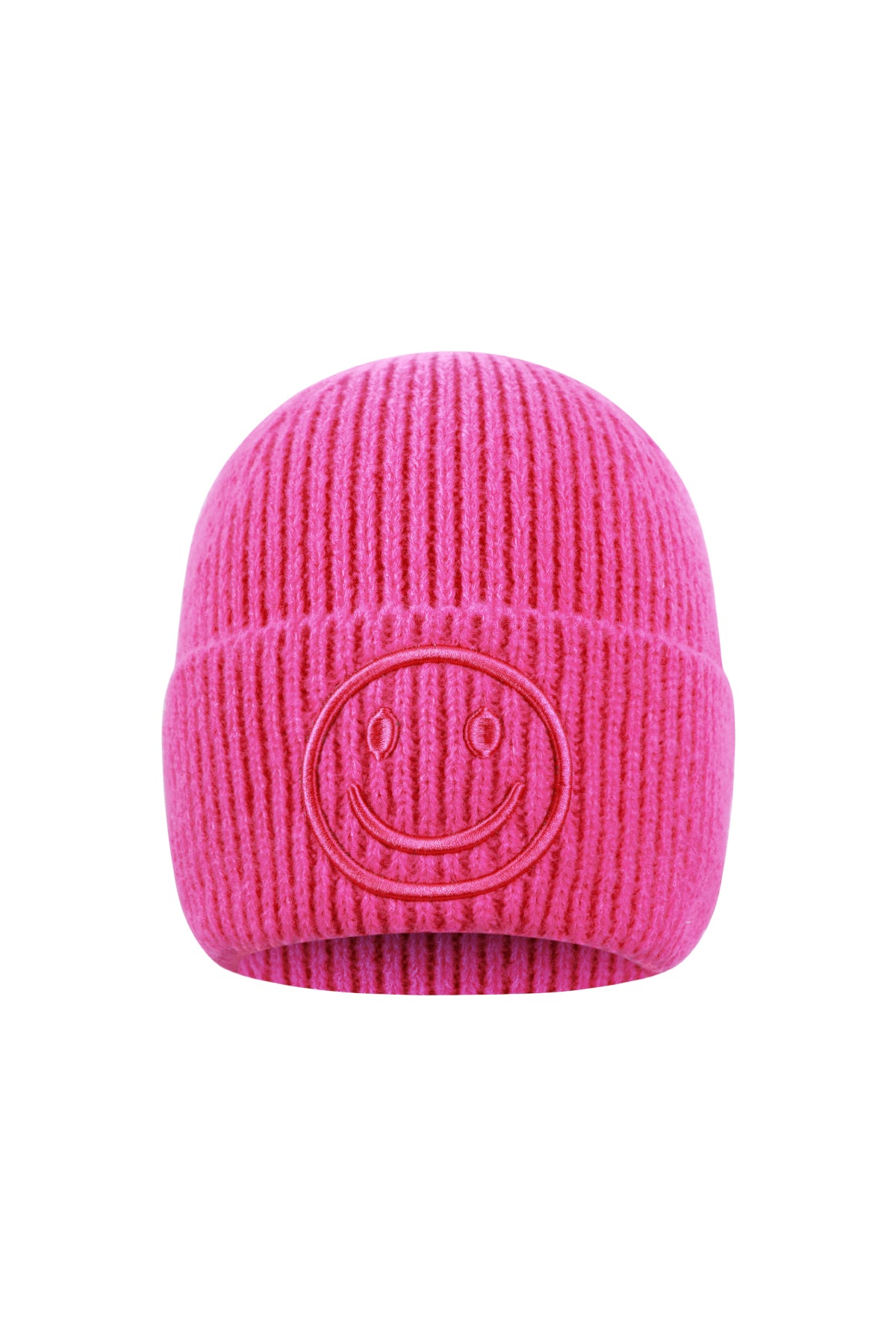 Femke Mütze – Smiley in Pink – Produktansicht (7)