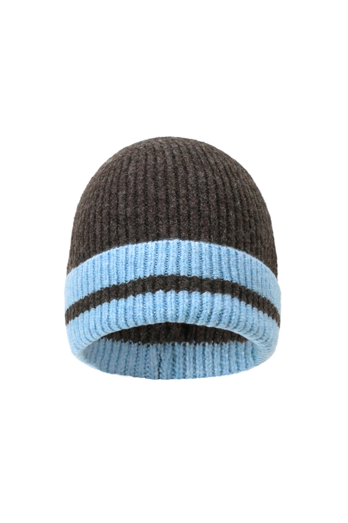 Madita Beanie – Streifen in Blau – Produktansicht (6)