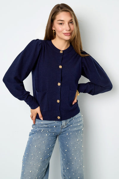 Hilda Strickjacke – Rundhals