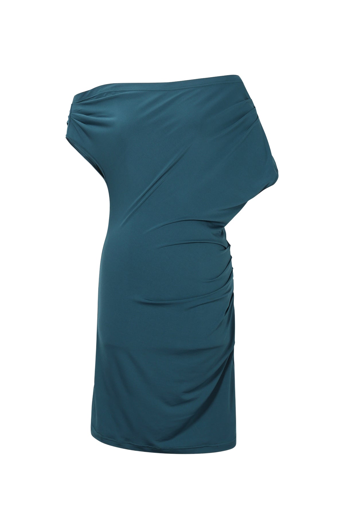 Juliette One-Shoulder-Kleid in Blau – Produktansicht (2)